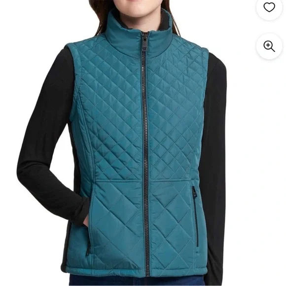 NWT Andrew Marc Women’s Quilted Fitted Vest Size Medium - Picture 1 of 12